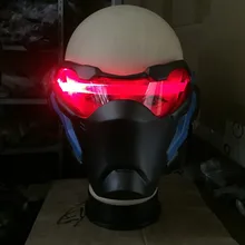 Светящиеся маски солдата 76 для костюмированных Солдат 76 маска со светлым костюмом без батареи