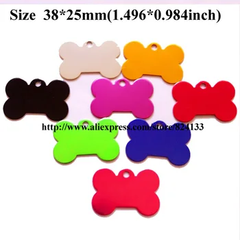 

bone shaped dog tag pet id name tags supply for dog pet 2018 free shipping