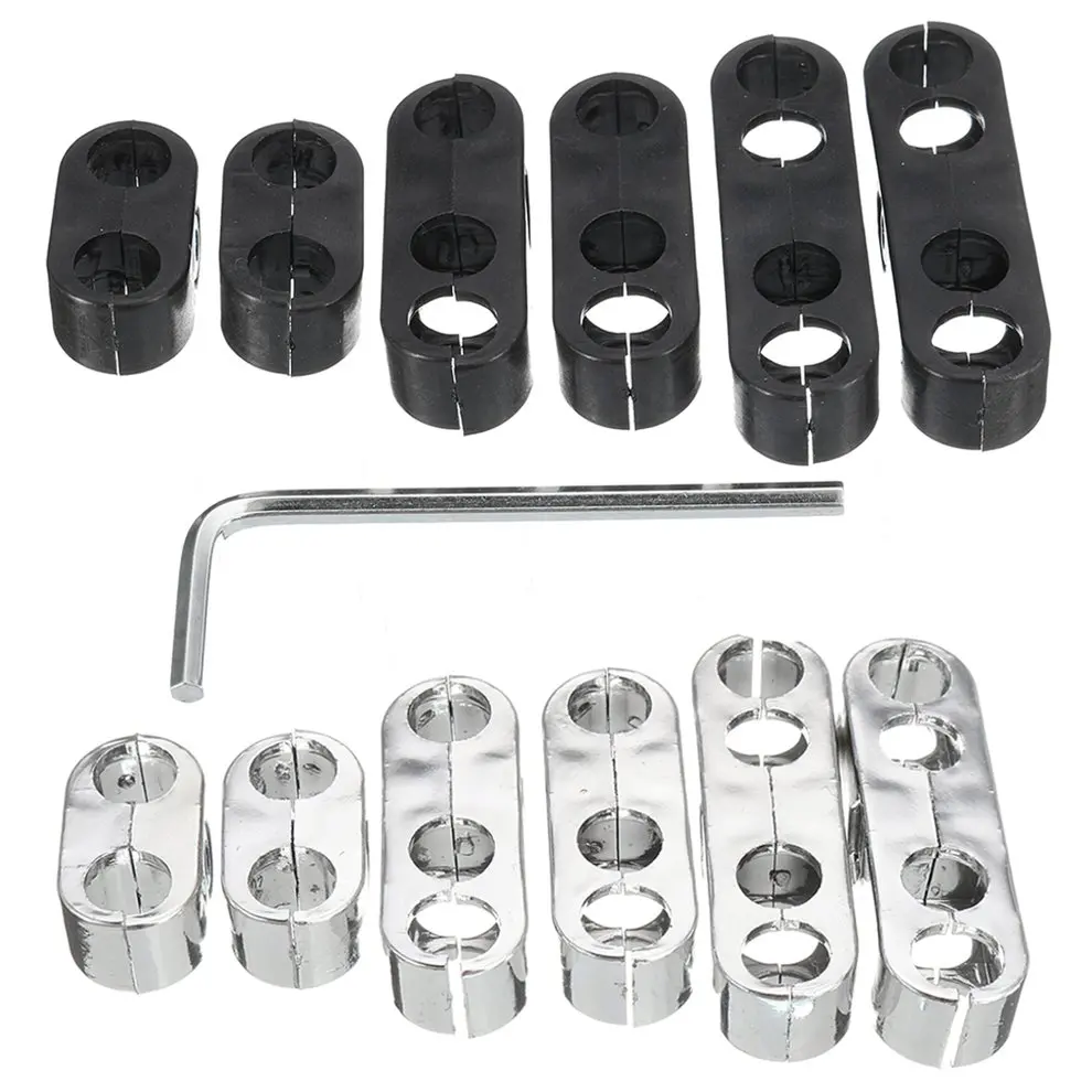 Chrome Spark Plug Wire Separators Dividers Looms For Chevy For Fordin