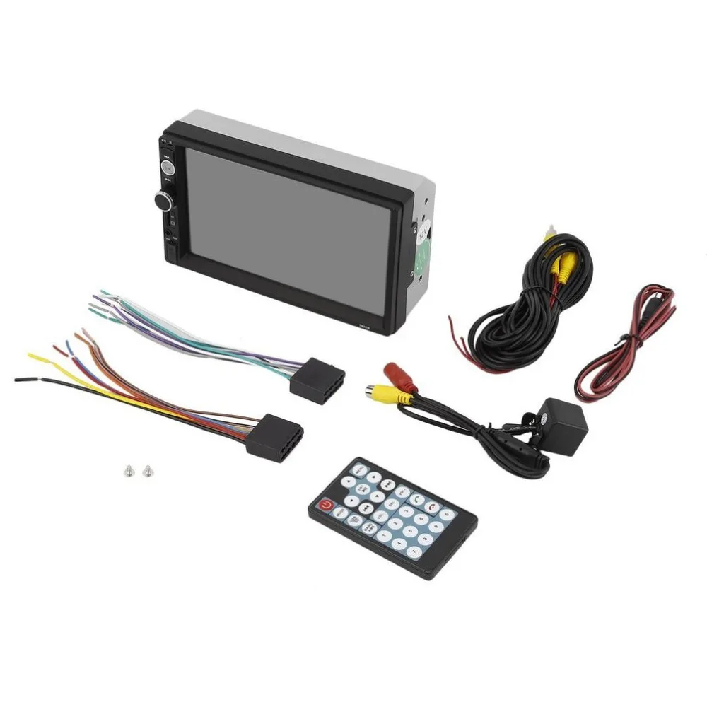 

2 Din 7 inch Car MP5 Player 800 * 480 Radio Touch Screen Bluetooth FM USB AUX Support Rear View Camera Hot New