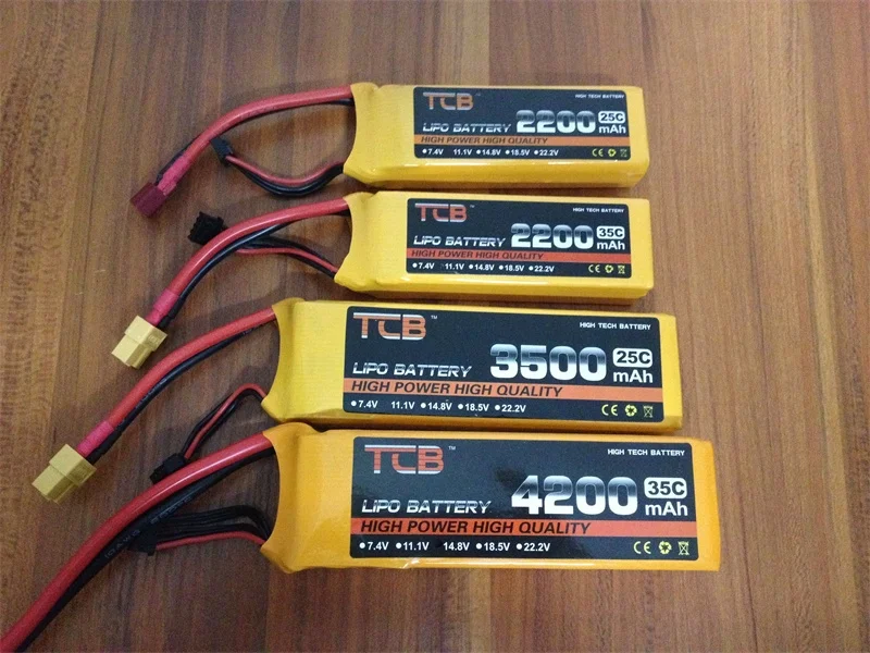 TCB RC LiPo Battery 2s 7.4v 2200mah 2600mah 3500mah 4200mah 5200mah 25C 35C for RC airplane drone car Free shipping TCB RC LiPo Battery 2s 7.4v 2200mah 2600mah 3500mah 4200mah 5200mah 25C 35C for RC airplane drone car Free shipping