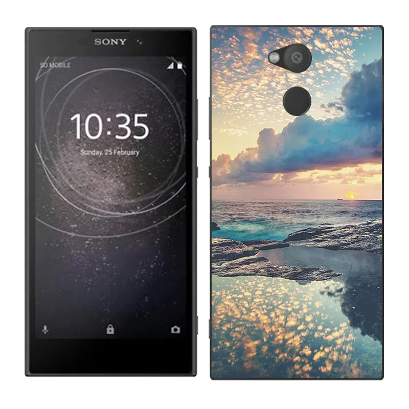 5,2 дюйма для sony Xperia XA2, чехлы для телефонов, спящий рисунок, ТПУ для sony Xperia XA2, прозрачные мягкие силиконовые чехлы на заднюю панель, чехол