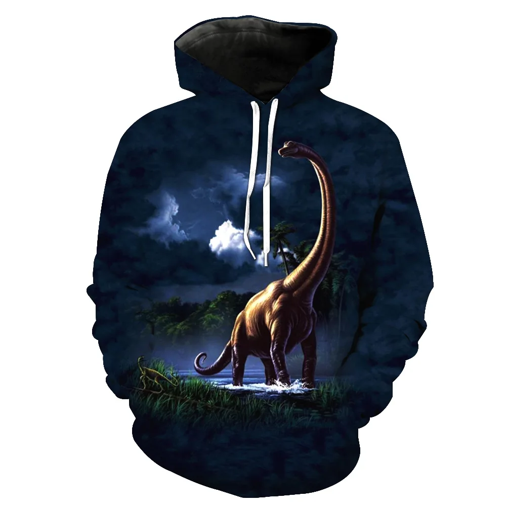 Jurassic World Dinosaur 3D Hoodies Cool Men Hooded Sweatshirts Jurassic