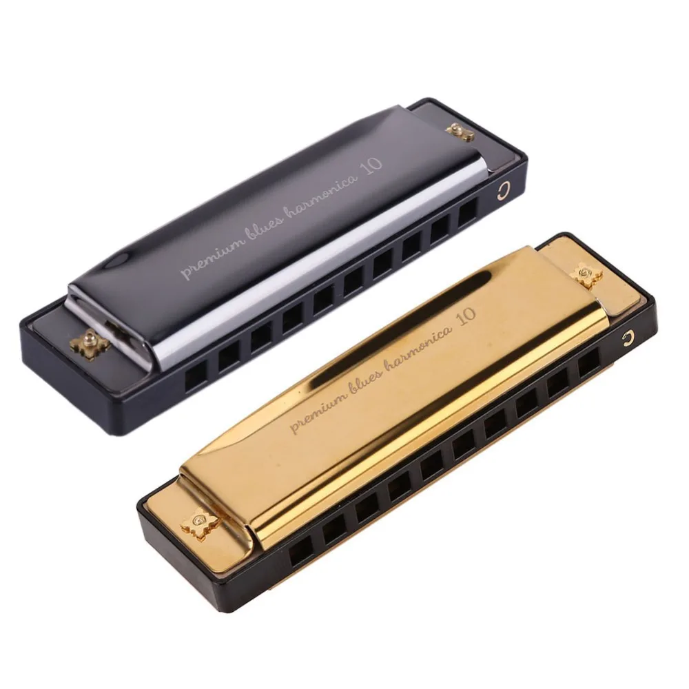 Harmonicas 10 Holes 20 Tone Key of C Blues Music Musical Instrument