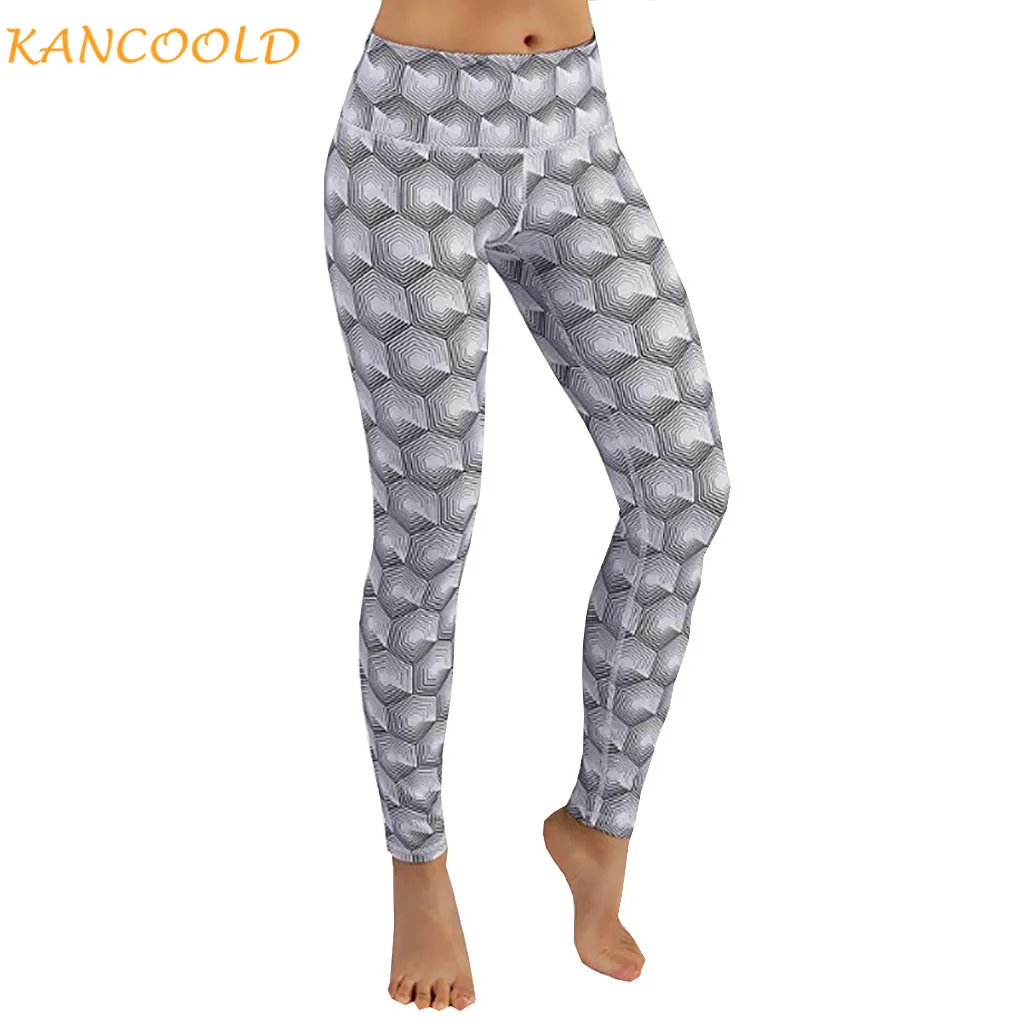 KANCOOLD штаны для йоги леггинсы спортивные женщин фитнеса бега спортивный костюм