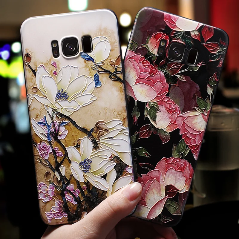 

3D Emboss For Samsung Galaxy S8 S6 S7 Edge S9 S10 S10e A6 A7 A8 A9 Star A30 A40 A50 A70 J4 J5 J6 Plus J7 Prime J8 2018 G530 Case