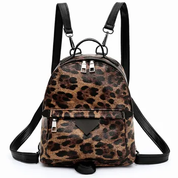 

Backpack Women Large Capacity Fashion Simple School Backpack Girl Fashion Animal Pattern Students School Travel Bag K618