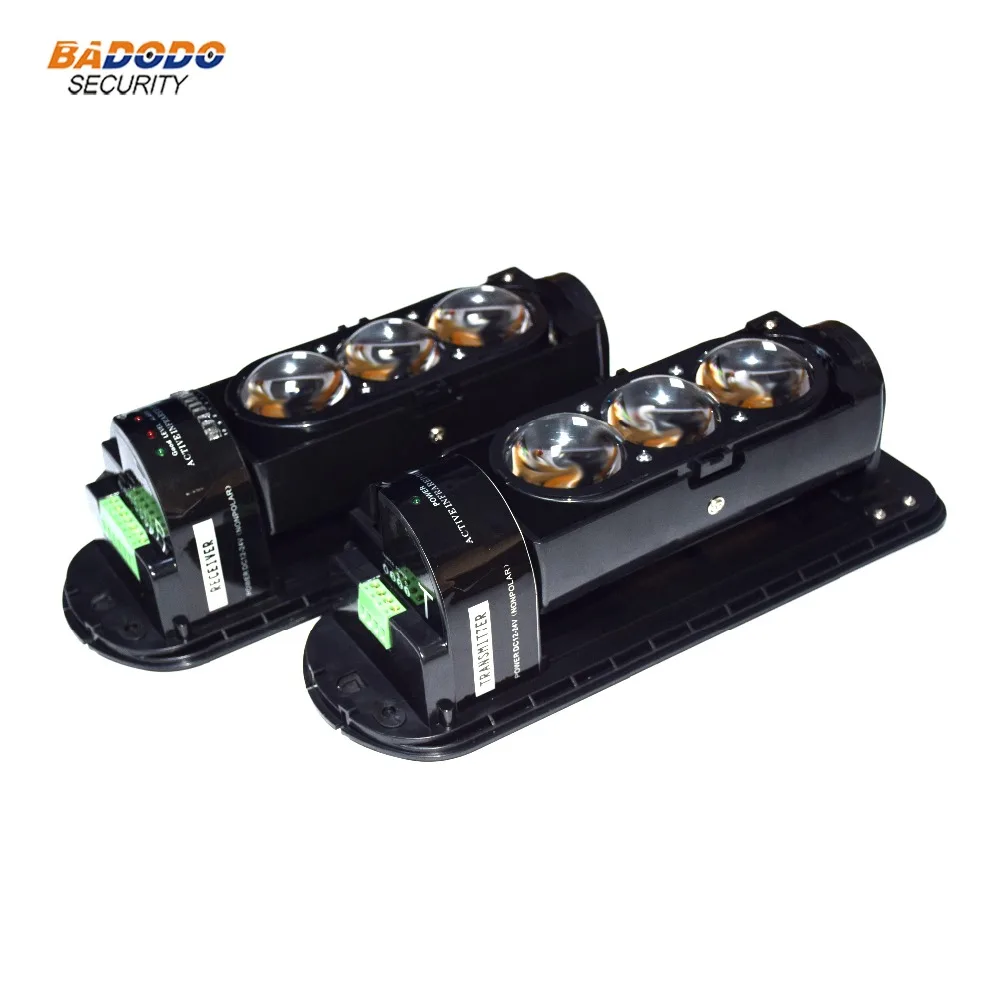 

3 Beams 250m waterproof IP55 Active Infrared Laser Beam Sensor Motion Detector Active Infrared Sensor outdoor Home Alarm System
