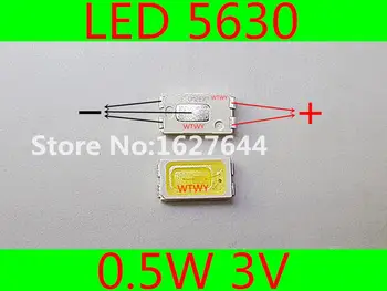 

50pcs LED 5630 LED TV Backlight High Power 0.5W 3V 5630 Cool white LED Backlight For SAMSUNG LED LCD TV Backlight Application