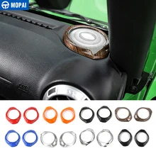 MOPAI ABS салона столб динамик украшения крышка отделка наклейки для Jeep Wrangler 2015 до стайлинга автомобилей