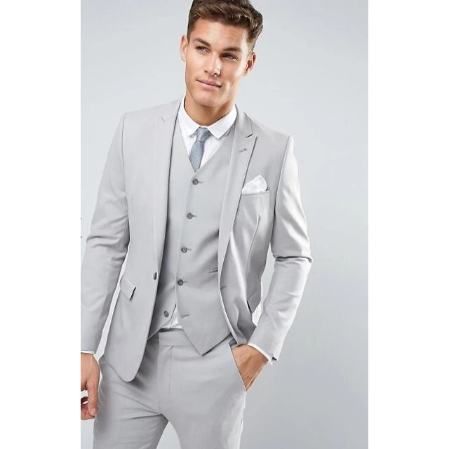 Skinny Suits Men Wedding Best Man Suits 