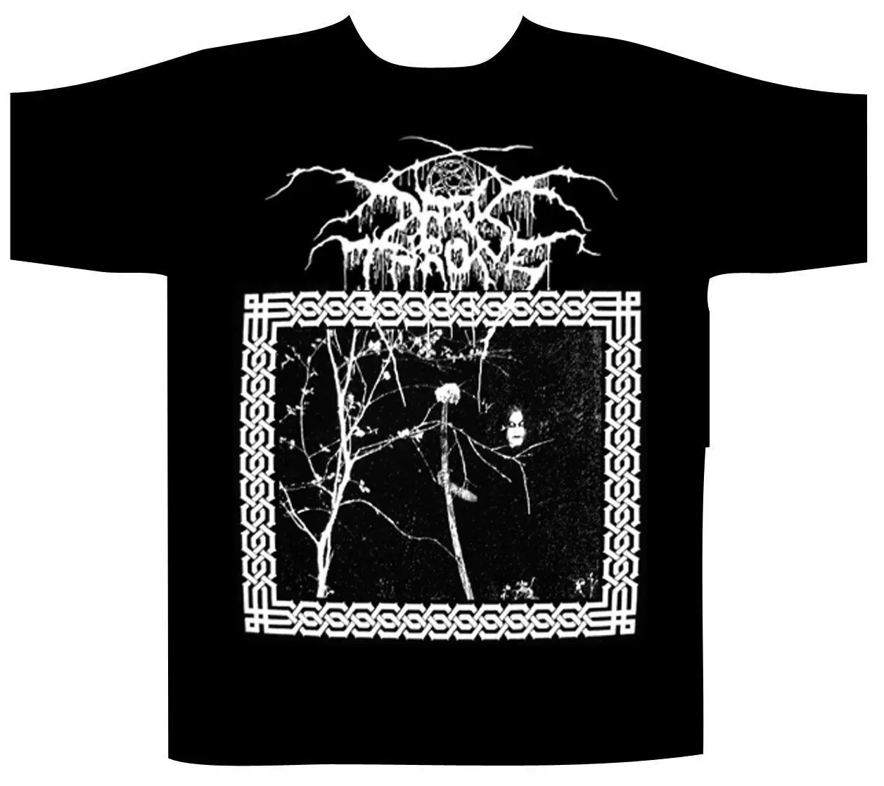 

Darkthrone - Under A Funeral Moon T-SHIRT M Immortal Ulver Enslaved Satyricon Men'S High Quality Custom Printed Tops Hipster Tee