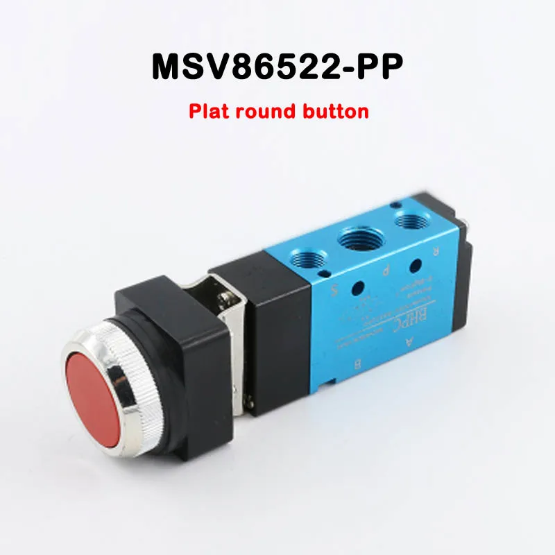 MSV86522 Серия 2 Позиция 5 ходовой механический клапан MSV86522-R/EB/PPL/TB/LB/PB/PP Ручной пневматический клапан управления - Цвет: MSV86522PP