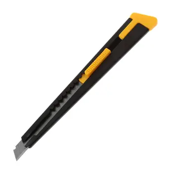 

30 Degree Utility Knife Retractable 9mm Blade Cutter Snap Off Paper Stationery School Office Tools 138mm