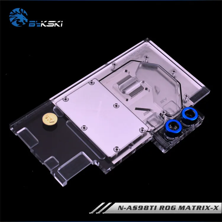 Bykski N-AS98TI ROG MATRIX-X. ASUS ROG MATRIX 980TI блок водяного охлаждения с полным покрытием видеокарты