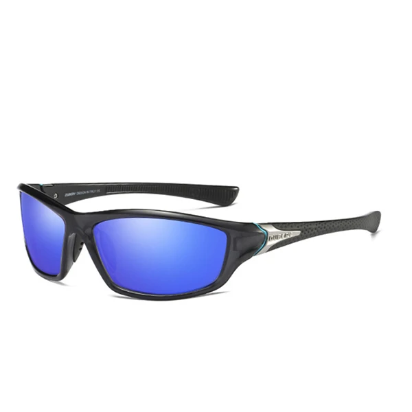DUBERY, дизайн, спортивный стиль, поляризационные солнцезащитные очки для мужчин, для вождения, солнцезащитные очки, мужские, анти-УФ, летние очки для путешествия, оттенки XH94 - Цвет линз: C8 Dark blue Mirror