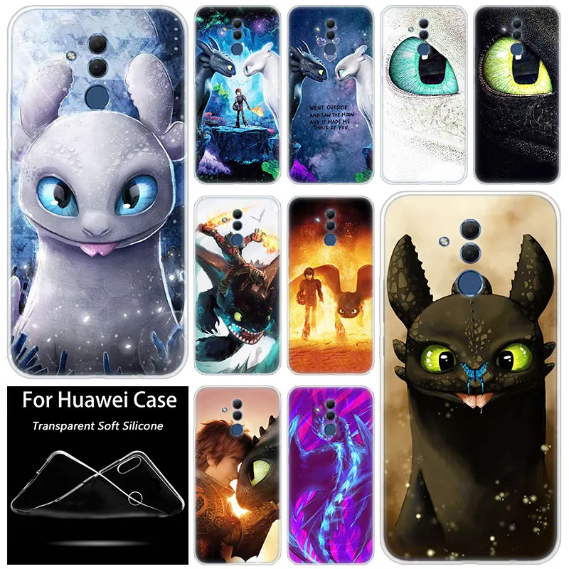 

Hot How to Train Your Dragon Fashion Silicone Case for Huawei Mate 10 20 Lite Pro Y7 Y9 Prime 2019 Y5 2019 Y6 Prime 2018 Y5 2017