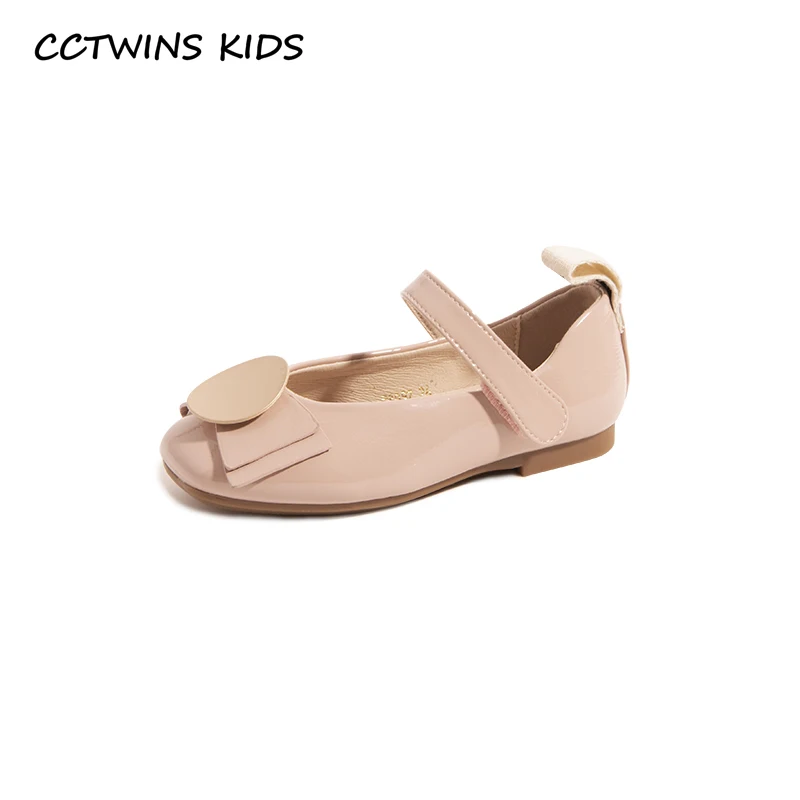 

CCTWINS Kids Shoes 2019 Autumn Baby Fashion Shoes Girls Casual Breathable Flats Children Soft Brand Black Shoes Mary Jane GM2394