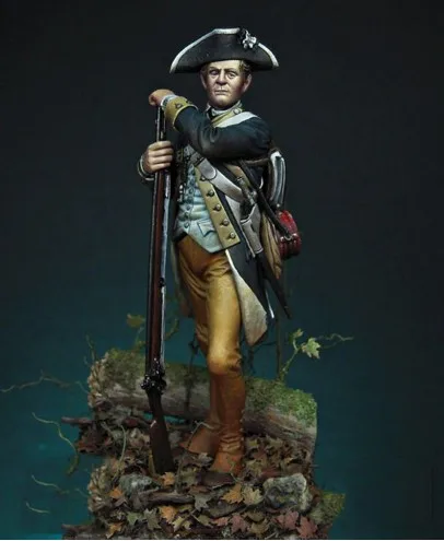 

1/24 Scale 75MM Private Corps Unpainted Miniatures Resin Model Kit Figure Free Shipping