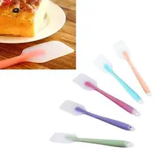 Силиконовые торт инструмент скребок крем шпатель Смешивание скребок Brush Прозрачные Высокие Температура устойчивые торт шпатель