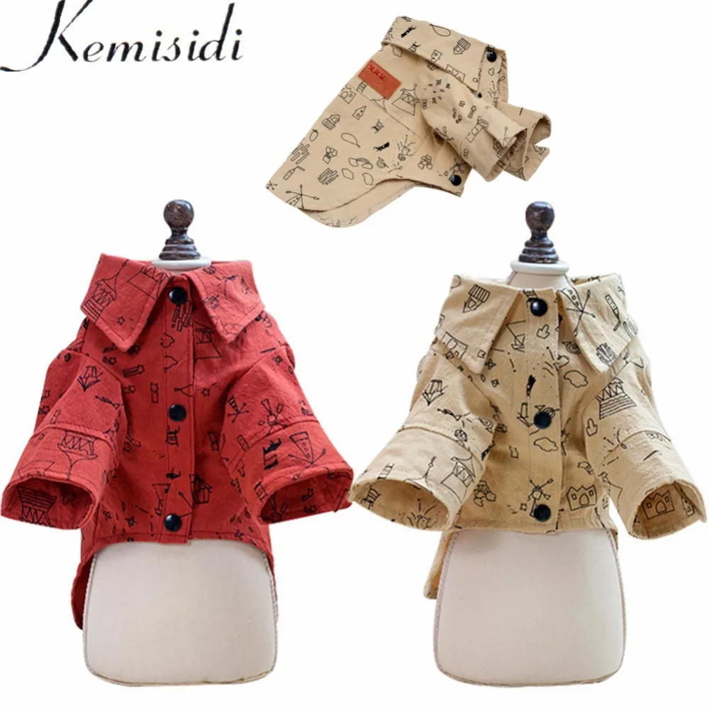 

2018 New Design Dog Clothes for Small Dogs Puppy Vest Dogs Coat Spring Summer Pet Dog Shirt Dress Yorkies Chihuahua Clothing