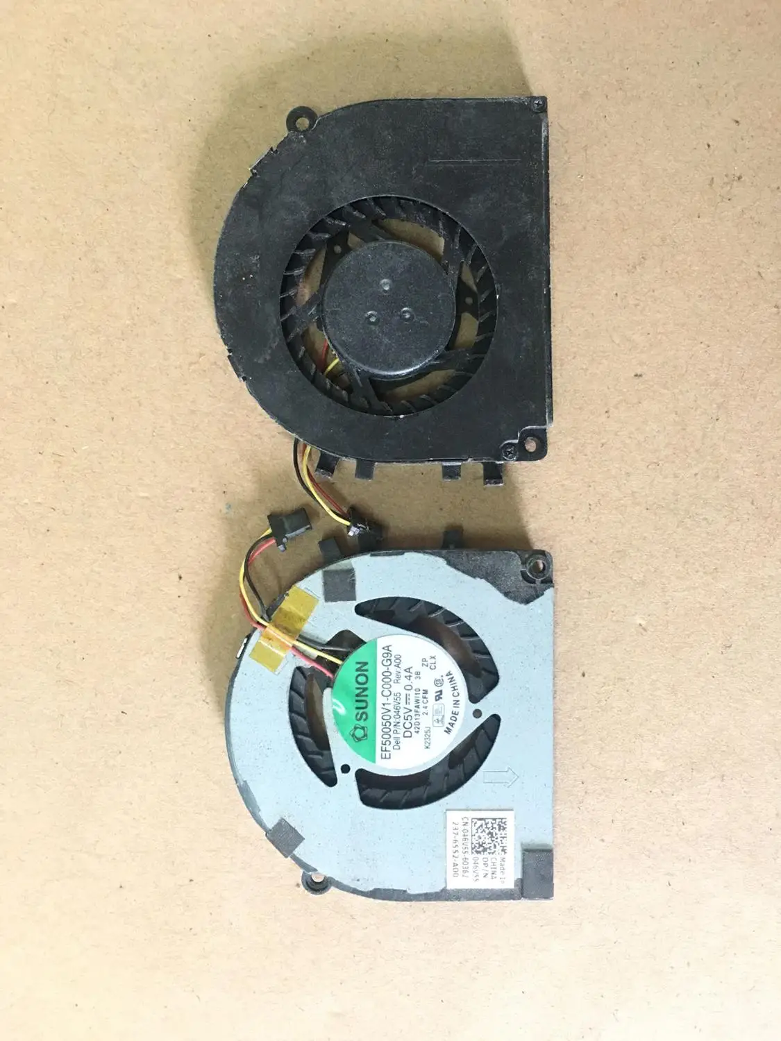 Б/у для Dell XPS 13 L321X DC5V 0.5A 3Pin 3 провода Процессор Вентилятор охлаждения DFS440605FV0T FB39 046V55 46V55