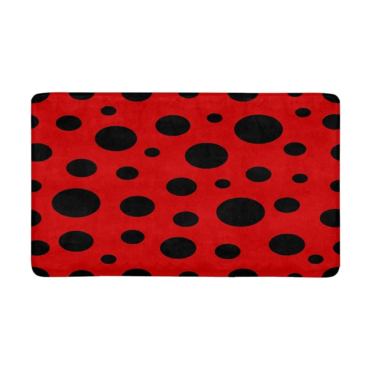 Смешной Красный Божья коровка жук-коровка точки Крытый входной коврик