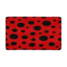 Смешной Красный Божья коровка жук-коровка точки Крытый входной коврик