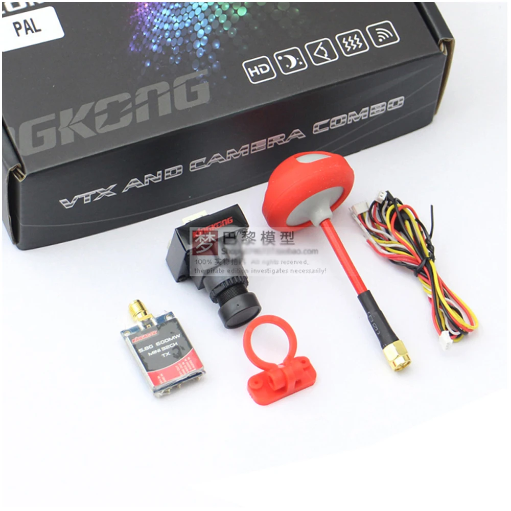 

KINGKONG VTX and Camera Combo FPV Mini Camera Transmitter Transmission kit Basic Race Version