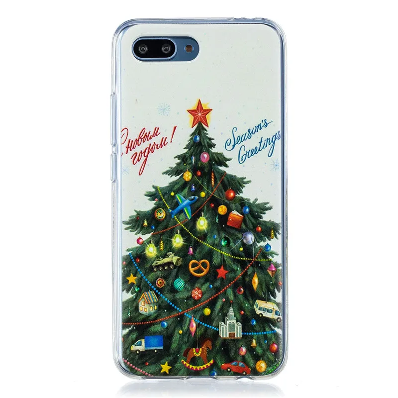 Рождественский фестиваль серии Tree сапоги Pattern ТПУ мягкий силиконовый прозрачный