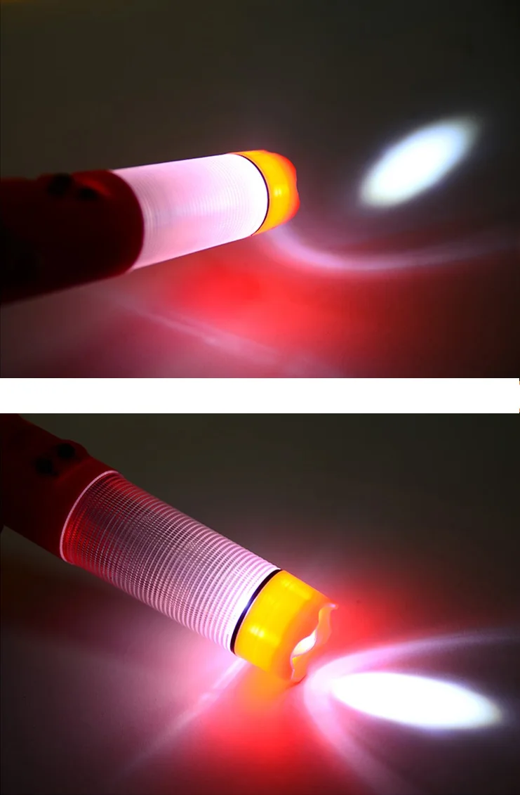 5in1 Multifunction Safety Broken Windows Hammer Traffic Baton