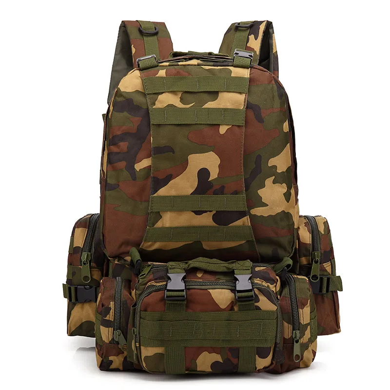 55L Military Tactical Backpack Assault Pack Outdoor Camping Hiking Travel Bag Cycling Climbing Rucksack Kitbag (13)