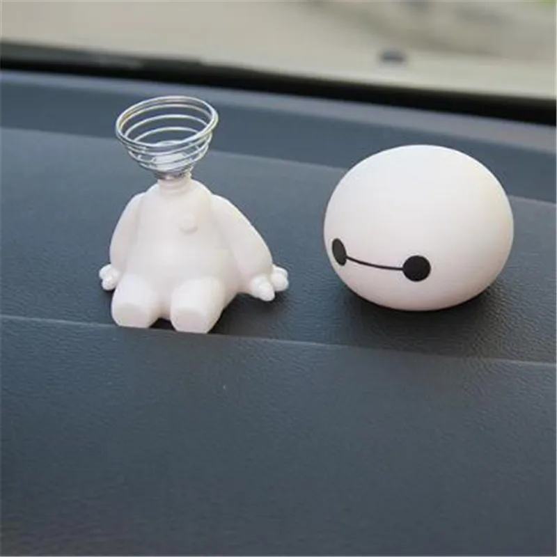 Автомобиль украшения робот Baymax качающейся головой Рисунок авто интерьер автомобиля Stylings кукла игрушечные лошадки отличные подарки для детей