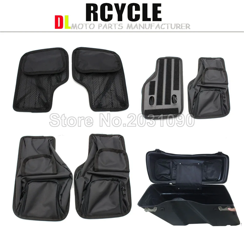 Saddlemen Saddlebag Lid Organizer Set for Harley Davidson ...