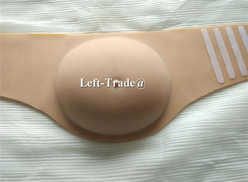 Силиконовые Реалистичные бесшовные Искусственные живота для беременных Twins 8 ~ 10