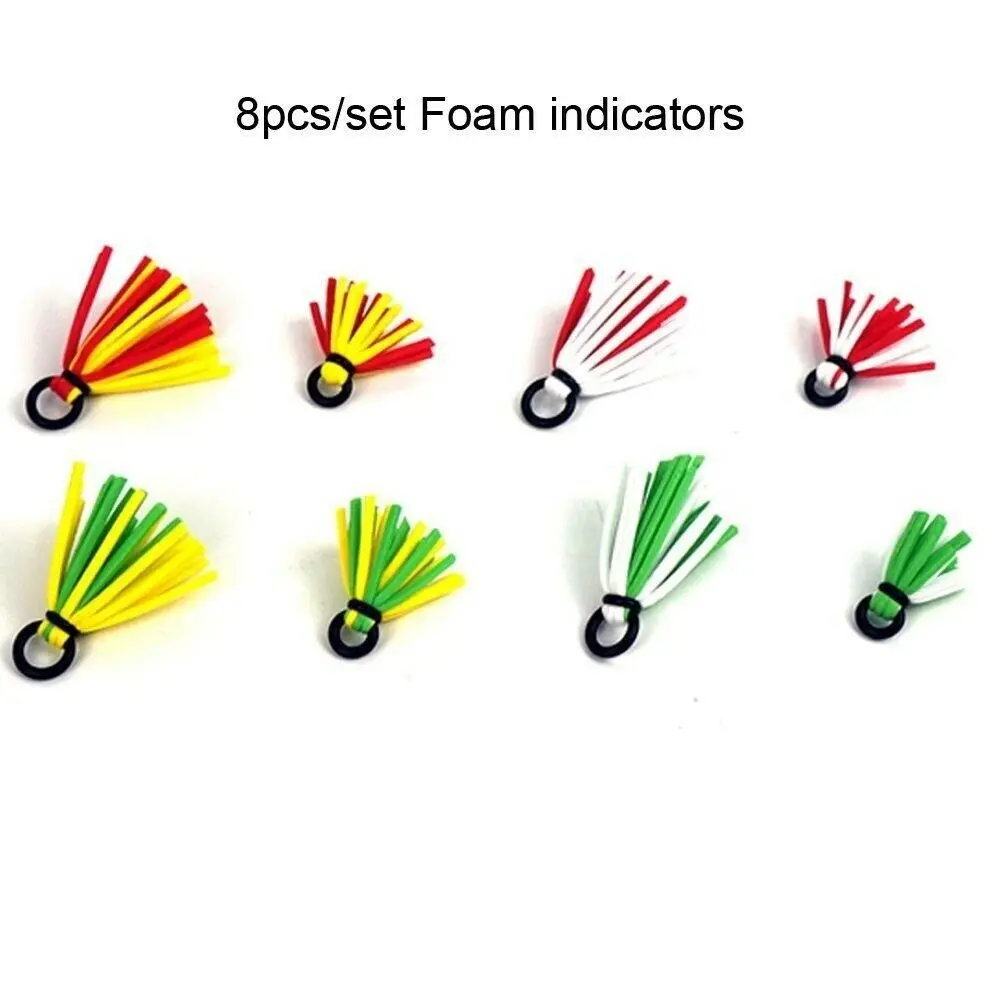 

Riverruns 8pc Foam Indicators Fly Fishing Float Drift 4 colors 2 sizes Floating
