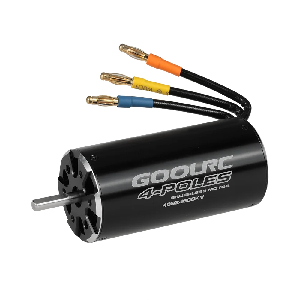 

Original RC Motor 4082 1600KV 4 Poles Brushless Sensorless Motor for 1000mm (or Above) RC Boats Toys