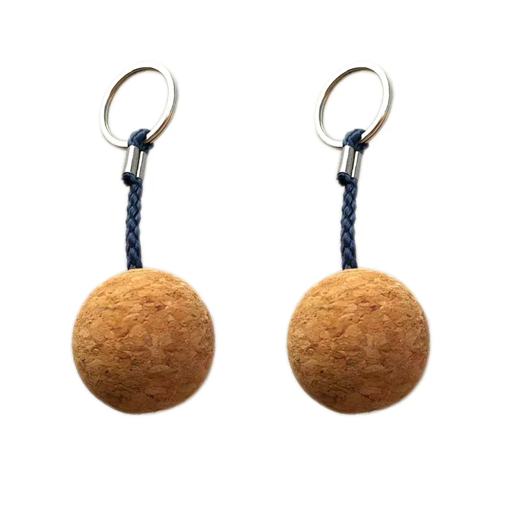 

2PC 3.5cm Ultralight Kayak Canoe Buoyant Floating Cork Keyring Keychain Marine Sailing Boat Float Replacement Accessories