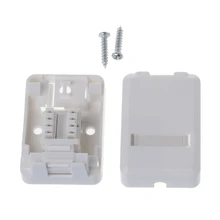 RJ коробка с Cat6 модуль настольная коробка однопортовая панель для RJ45 RJ11 AMP-mount