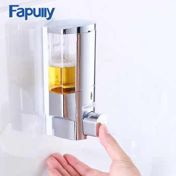 

Fapully Bathroom Soap Dispenser Mounted Shampoo Liquid Soap Bottle Bathroom Accessories P114-01C