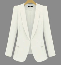 2017 New Plus Size Womens Business Suits Spring Autumn All-match women Blazers Jackets Short Slim long-sleeve Blazer Women Suit
