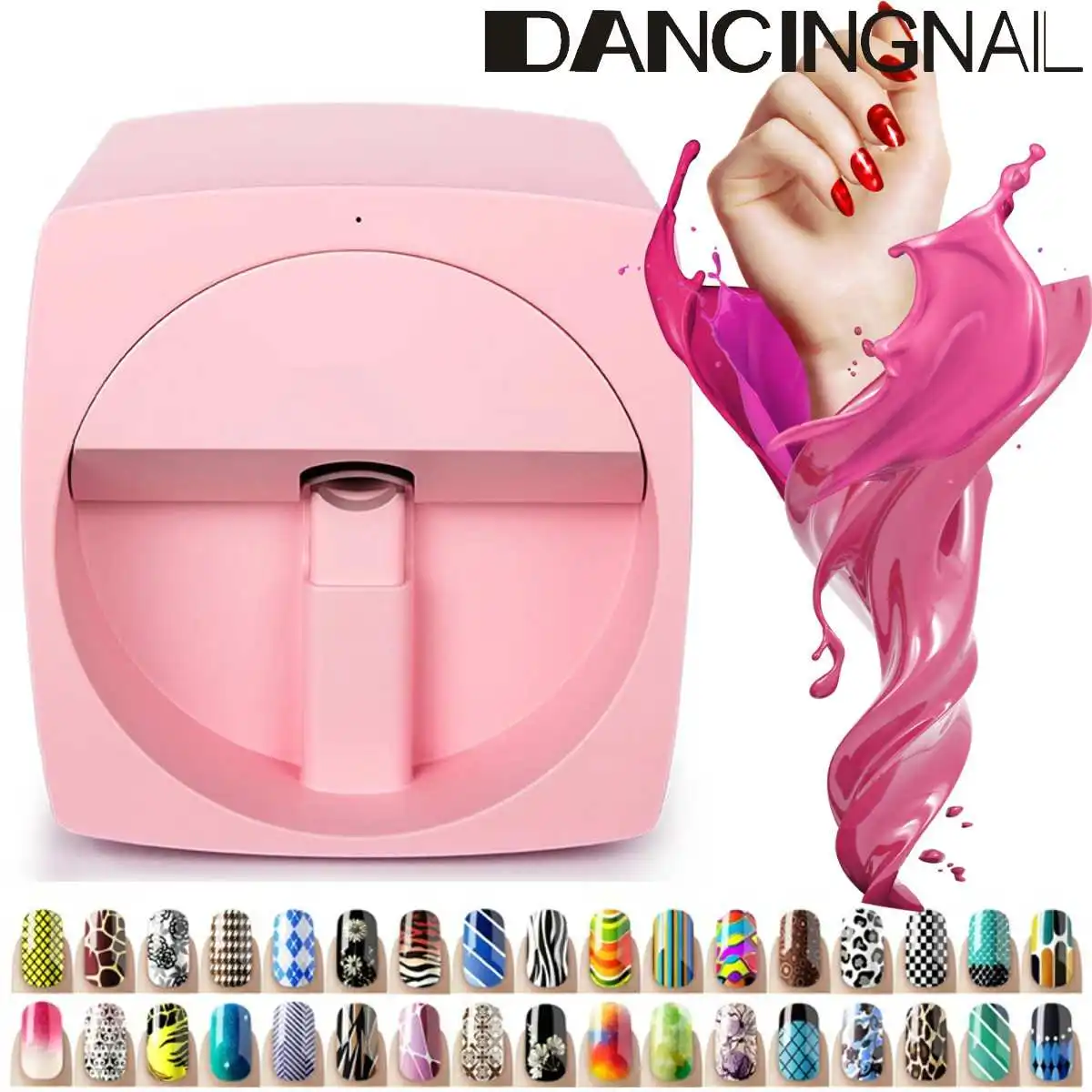 

3D Mobile Nail Printer Manicure Transmission Picture Photo Pattern Color Printing Machine Advanced Nail Art Equipment