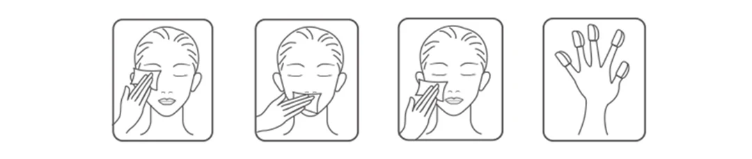 Xiaomi simfun 180 шт./упак. Мягкий хлопок колодки макияж хлопок экономить воду по уходу за кожей для снятия макияжа инструмент очищающие салфетки для нейл-арта тормозные колодки