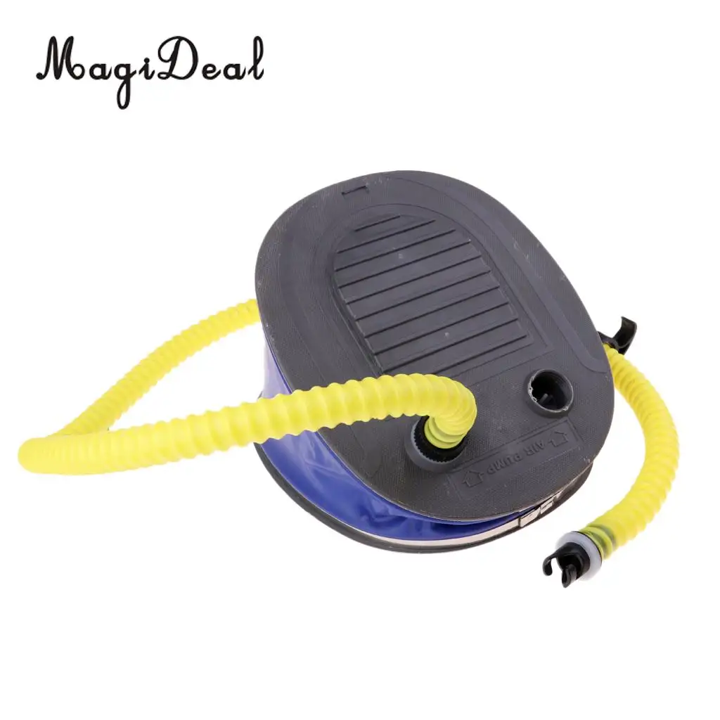 Inflatable Boat Kayak Caone Raft High-volume High Pressure Foot Pump Air Pump with Hose and Valve Adaptor for Drifting SUP Board