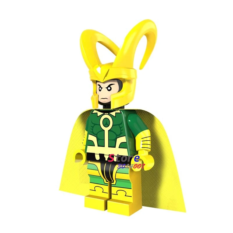 

Single super heroes marvel Young Avengers Thor Ragnarok loki building blocks models bricks toys for children kits