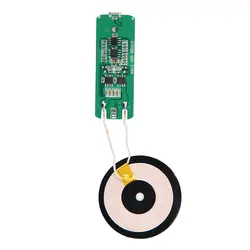 Горячая продажа Qi Беспроводная монтажная плата ПКБА катушка беспроводной Micro USB порт DIY для iPhone X для Samsung Note 8 аксессуары для наушников