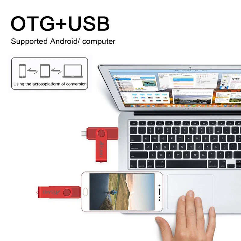 Kismo красочные USB карта памяти OTG флеш-накопитель 8 Гб оперативной памяти, 16 Гб встроенной памяти, 32 Гб 64 ГБ USB флэш-накопитель подарочной карты памяти memory stick для все микро-usb для устройств на аndroid устройства