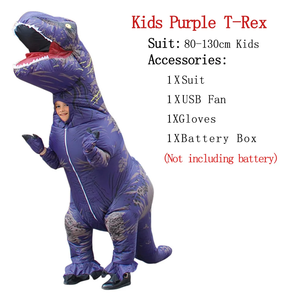 plus size cosplay T-REX Inflatable Children's Clothing  Jurassic Tyrannosaurus Rex Thanksgiving Christma Dinosaur Anime Cosplay Party Show winifred sanderson costume Cosplay Costumes