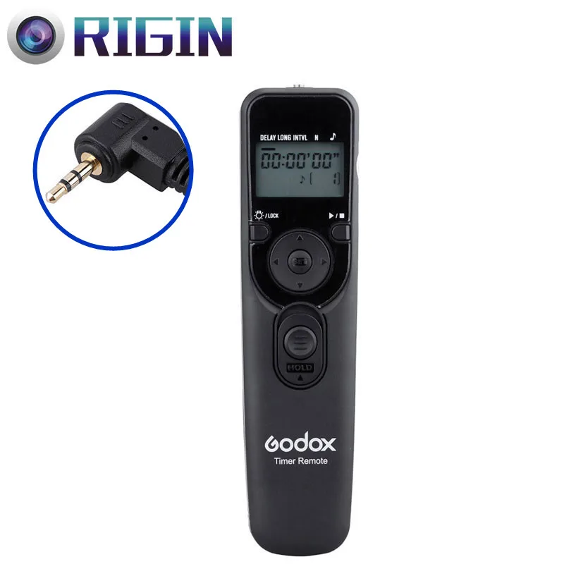 

Godox Digital Timer Remote UTR-C1/C3/N1/N3/S1 with LCD Panel illuminated Replaceable Cable Shutter Release Controller For Camera