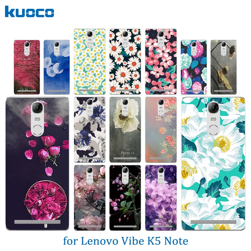 

For Lenovo K5 Note Case Cover A7020 Blossom Pattern 5.5 inch Fundas Soft TPU Silicone For K5NOTE/K 5 NOTE A7020 Phone Cases